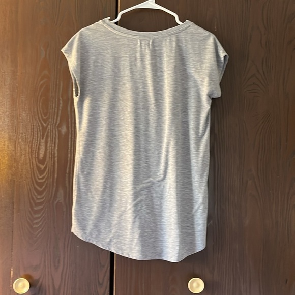 Maurices capped sleeved light gray top with Coca-Cola bear. Size Small - Picture 4 of 6